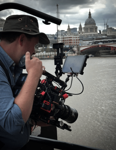 Instagram - Adam filming in London