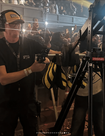 Instagram - Paul on Jib at Wembley