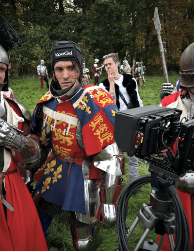 Instagram - Reviewing footage on monitor